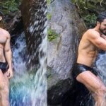 Ivo Gandra posta foto de sunga em cachoeira de Palmas e leva seguidores ao delírio nas redes sociais