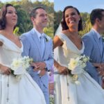 Marcus Buaiz comemora bodas de papel com Isis Valverde e emociona fãs